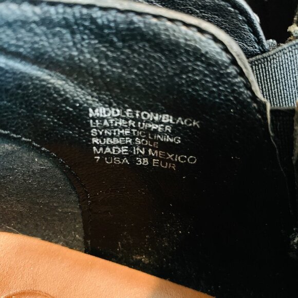 Tory Burch Kira Leather Heeled Ankle Boots in Perfect Black - Size 7  MSRP $398 - Picture 15 of 16